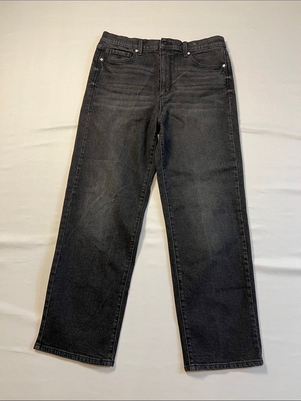 Gloria Vanderbilt Black Straight-Leg Women’s Jeans Size 12